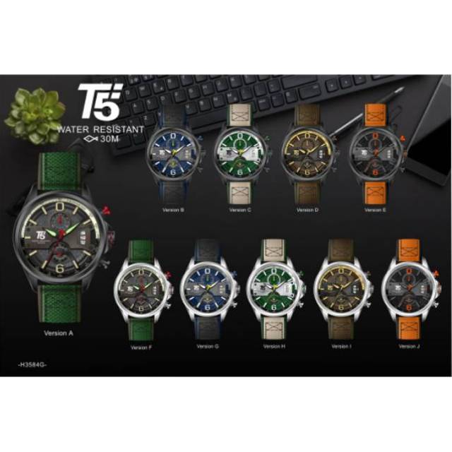 Super murah jam tangan cowok pria T5 H3584 original