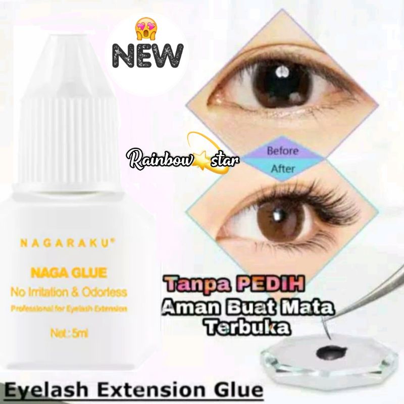 NAGA GLUE EYELASH EXTENSION / LEM BULU MATA TANPA  SAMBUNG