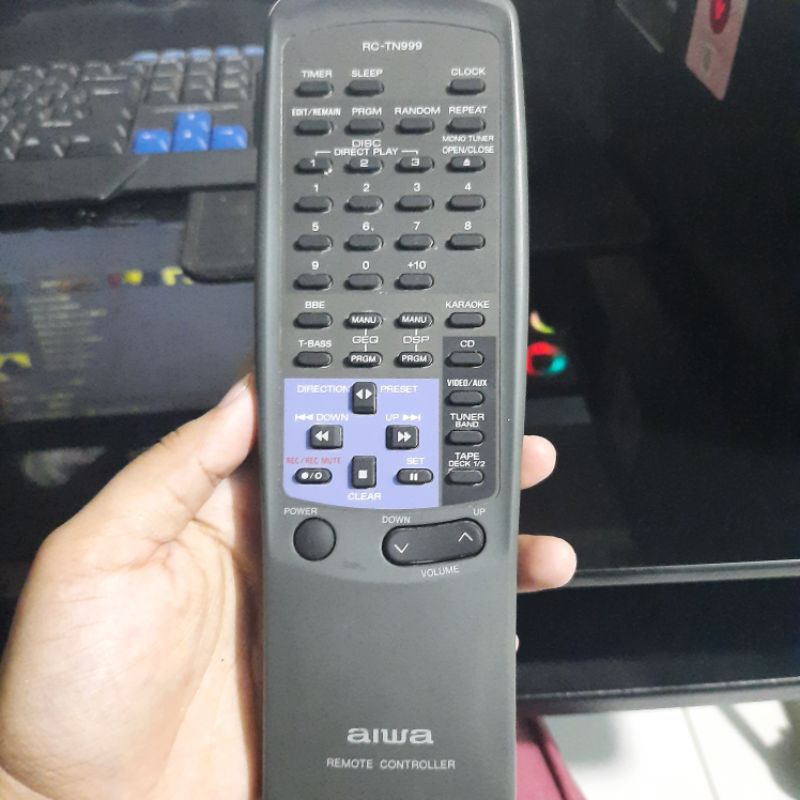 REMOTE REMOT AIWA RC-TN999 ORIGINAL ASLI