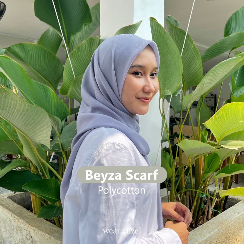 GÜZEL | Beyza Scarf by wear.guzel | Premium Polycotton | Hijab Lebaran 2024