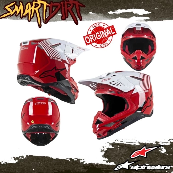 HELM ALPINESTARS SUPERTECH SM10 DYNO RED HELMET ALPINESTAR DYNO RED