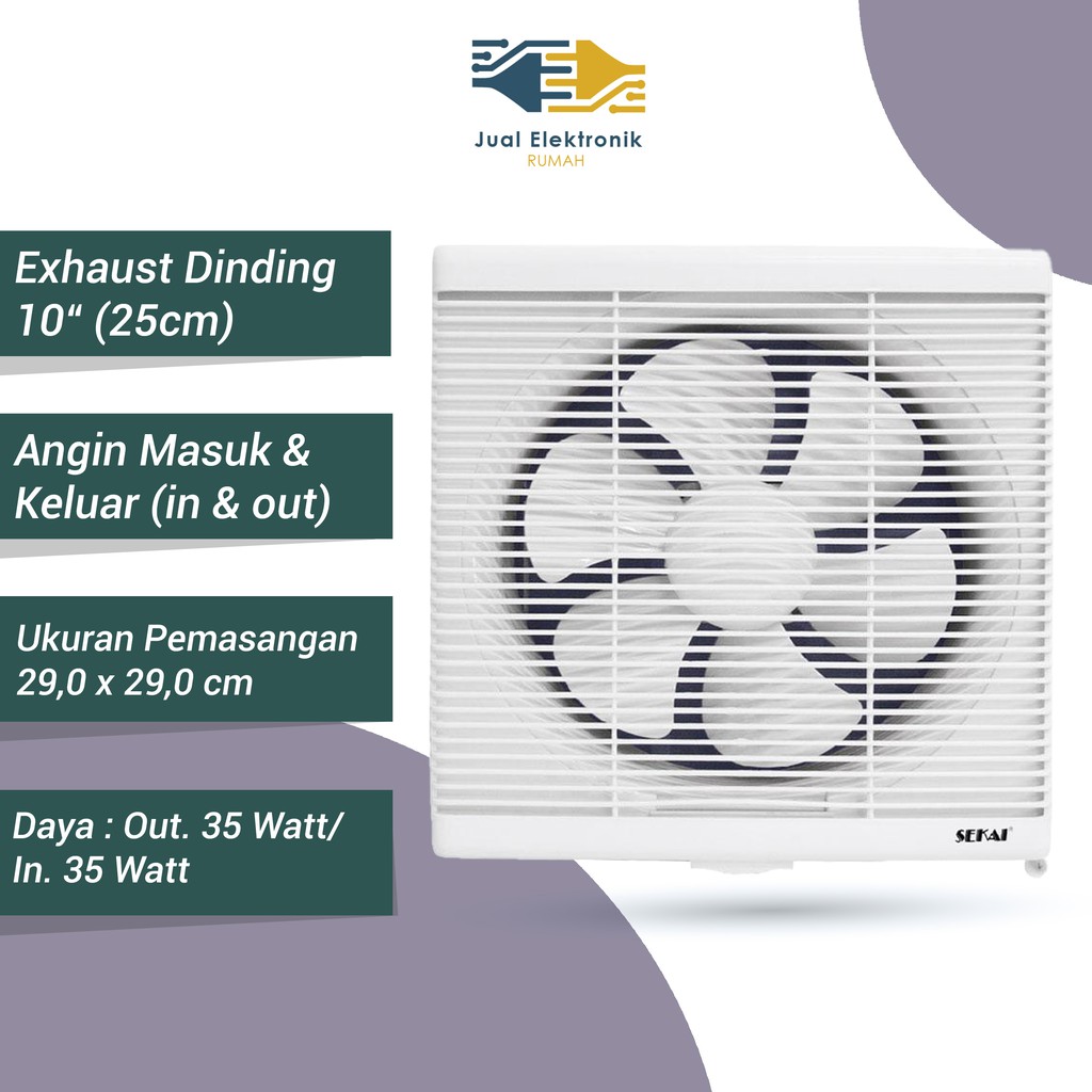 Exhaust fan Dinding 10 in Sekai WEF 1090 Penawaran Terbaik