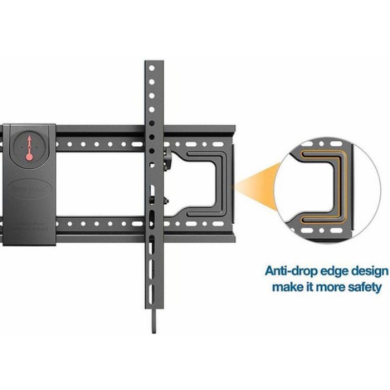 Braket LED TV 55&quot;Curved UHD Sampai 80&quot; DF80-T Import Water Pass