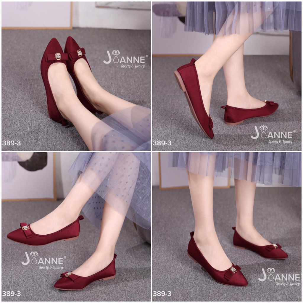 JOANNE SEPATU WANITA FLATS SHOES #389-3 ORIGINAL