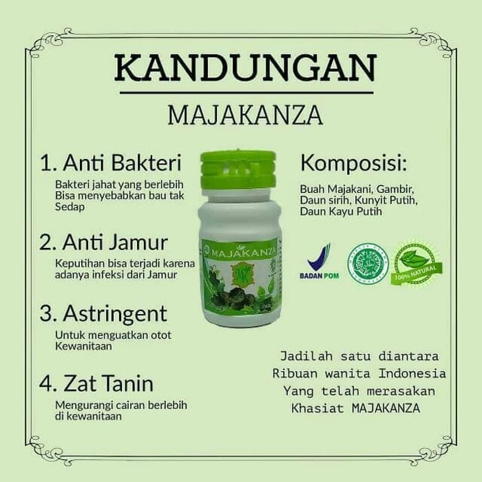 Original Manjakani Majakanza Asli Original