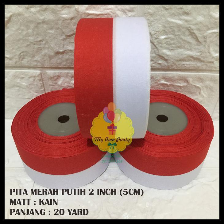 

PITA MERAH PUTIH 2 INCI / HIASAN 17 AGUSTUS HUT RI / PITA KAIN KODE 1210