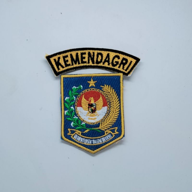 Jual LOGO KEMENDAGRI/EMBLEM/PATCH/BET/BORDIR/BADGE/COSTUM BORDIR ...