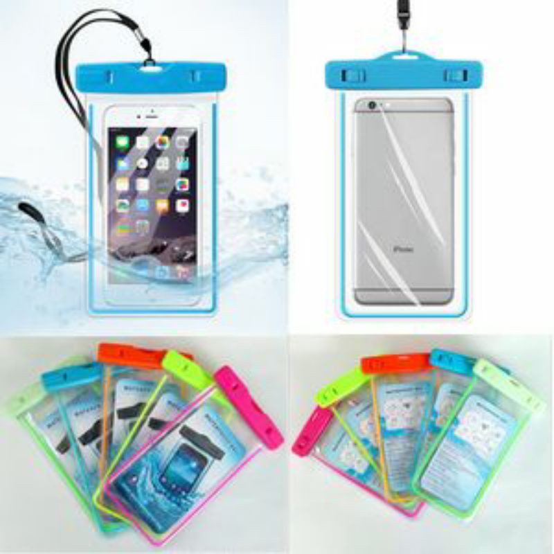 WATERPROOF KANTONG PELINDUNG HP ANTI AIR POUCH BAG MURAH BERENANG AIR HUJAN GRAB GOJEK |2050