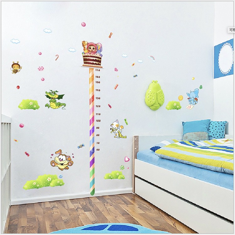 Sticker dinding murah Wall Sticker Wall Stiker Dinding Ukur Tinggi Badan stiker murah