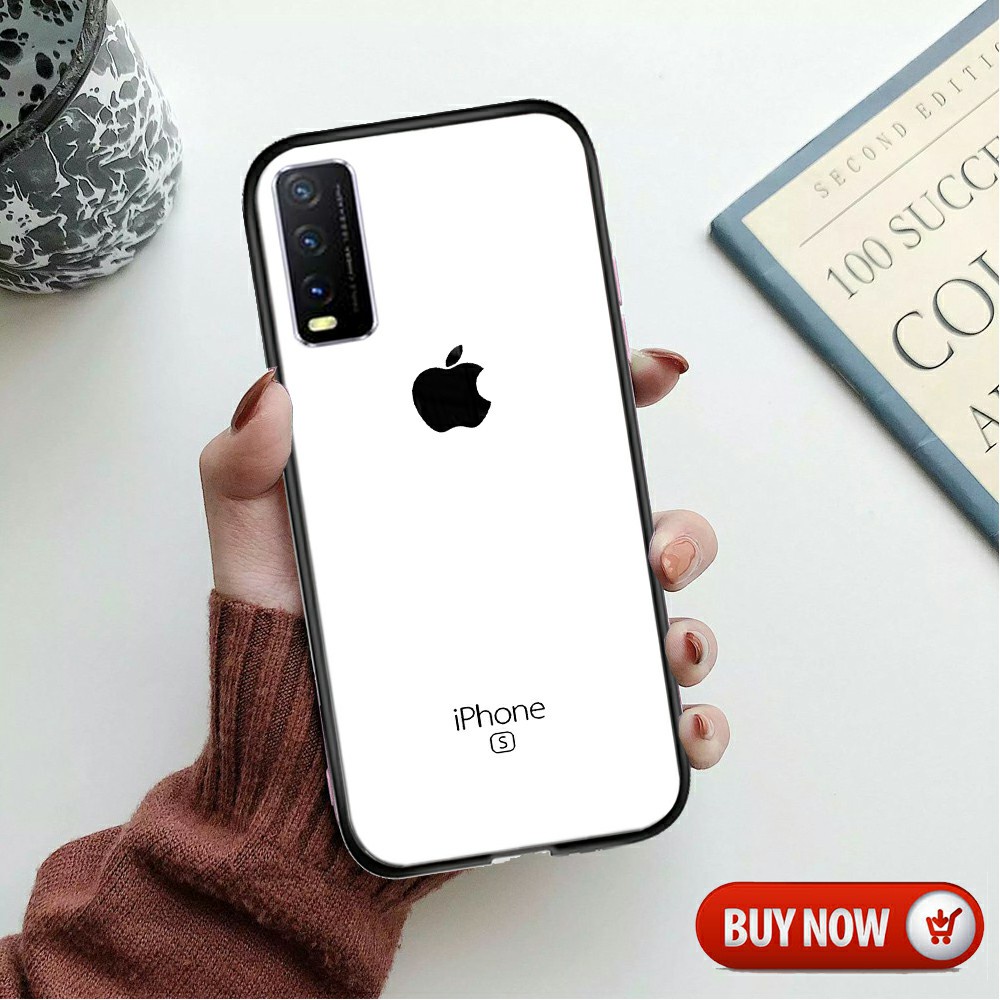 [MZ140] CASE GLOSSY LOGO IPHONE VIVO Y12S Y20 Y20S Y20i Y12A