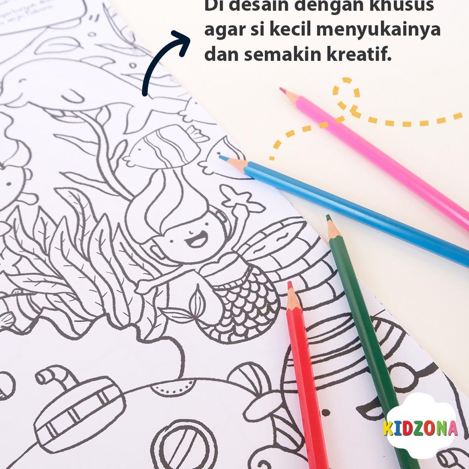 

(MURAH BANGET!!) Kertas Mewarnai Jumbo Poster Giant Coloring Anak Kidzona Giant Coloring Sheet Anak Sketsa Gambar Kertas Ukuran Besar Raksasa Edukasi Latih Imajinasi Motorik Kreatif