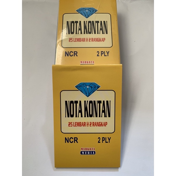 

(5 Piece) Buku Nota Kontan Kecil 2 Ply NCR / Nota Kontan 2 Rangkap, Nota NCR