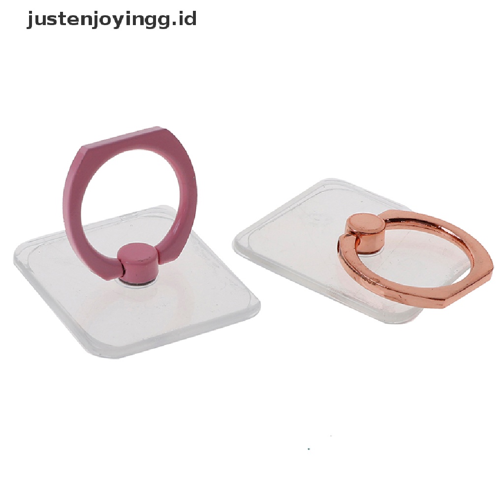 / / Justenjoyingg.id / Universal Transparan 360 Derajat° Ring Stand Holder Hp Bentuk Kepala Kucing