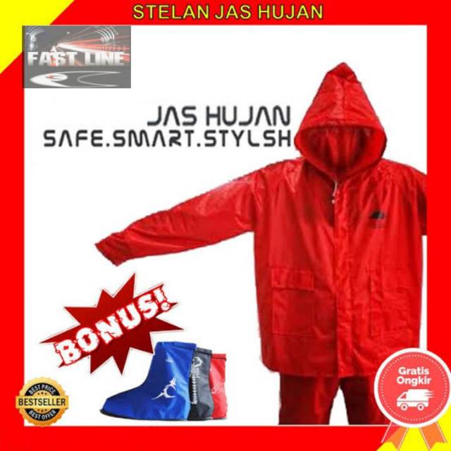 Setelan Jas Hujan Free Mantel Sepatu MURAH HEMAT