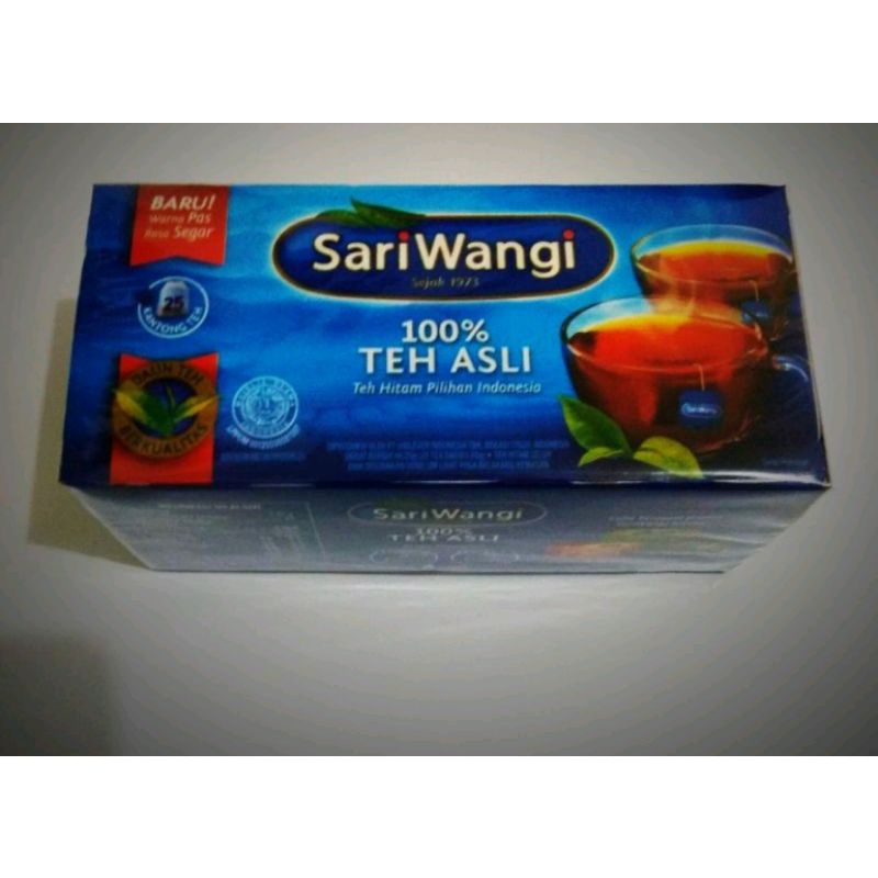 

teh Sari wangi sachet kotak@25 pcs