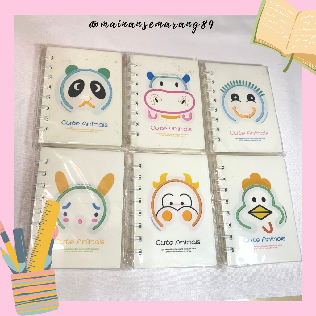 

Mini Notebook Cute Animal