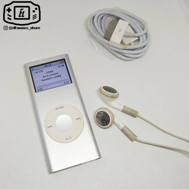 Ipod Nano 2 Gen 2nd Original Apple Mp3 Mp4 Pemutar Musik Player Music