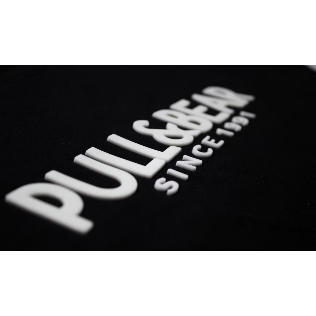 Kaos PULL AND BEAR Timbul / Embos Premium Kaos T-Shirt