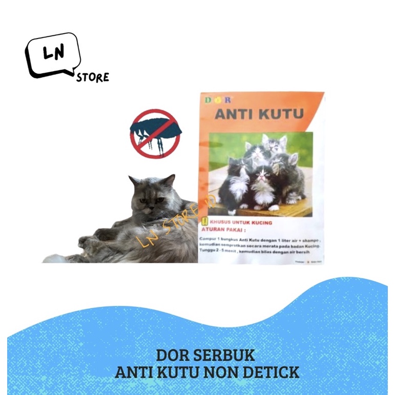 Serbuk DOR Anti Kutu Kucing