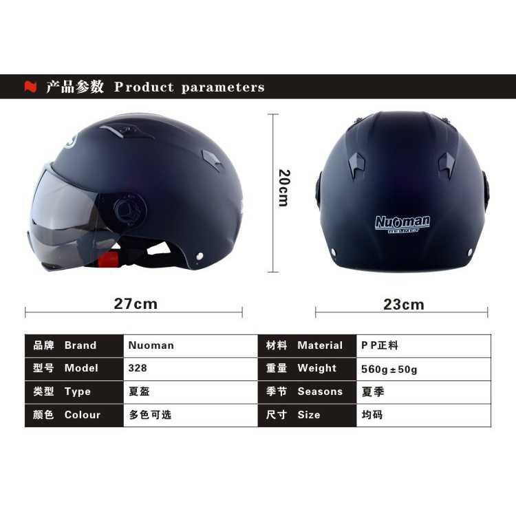 TaffSPORT Helm Sepeda Skuter Motor Elektrik Half Face - 328 ( Mughnii )