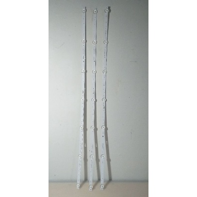 BL backlight 40d3a Lampu tv led coocaa 40d3a 7 kancing 3 lajur 3volt