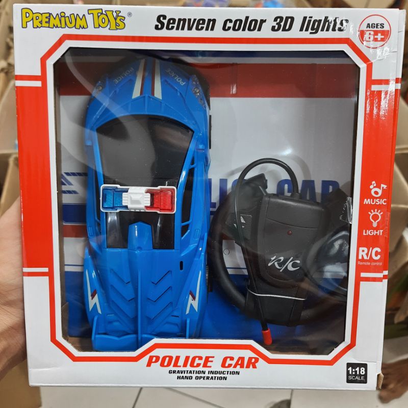 MAINAN ANAK MOBIL REMOT ATAU RC POLICE CARS DENGAN REMOT MODEL STIR