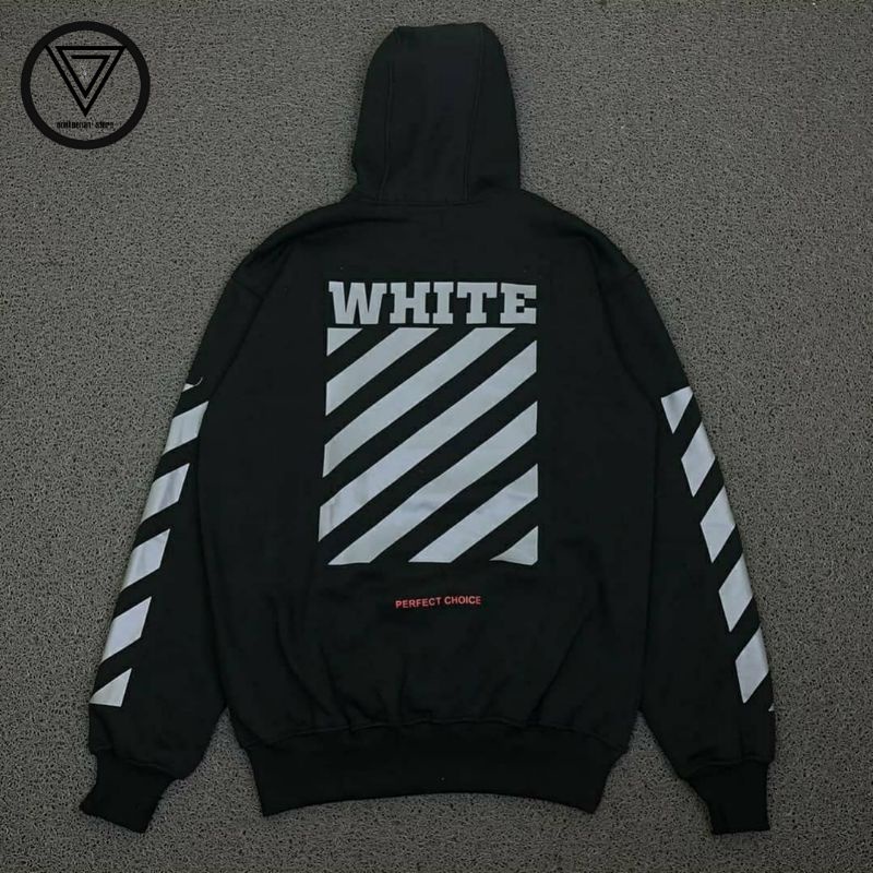 sweater hoodie pria off white x champion premium jaket terbaru