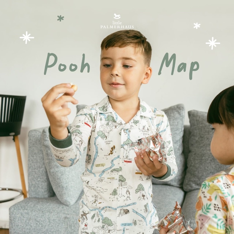 Little Palmerhaus PRINTED PAJAMAS / Baju Setelan Piyama Anak