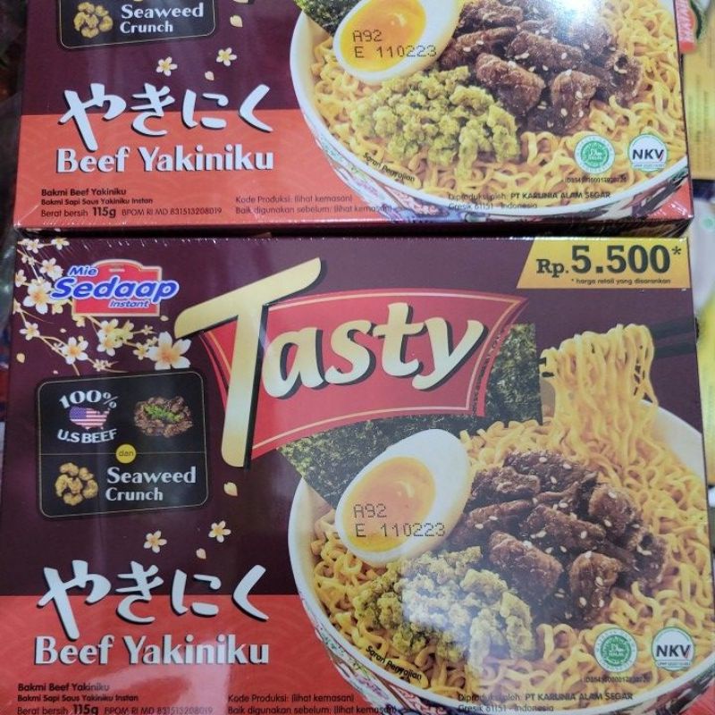 

TASTY SEDAAP BEEF YAKINIKU 124G