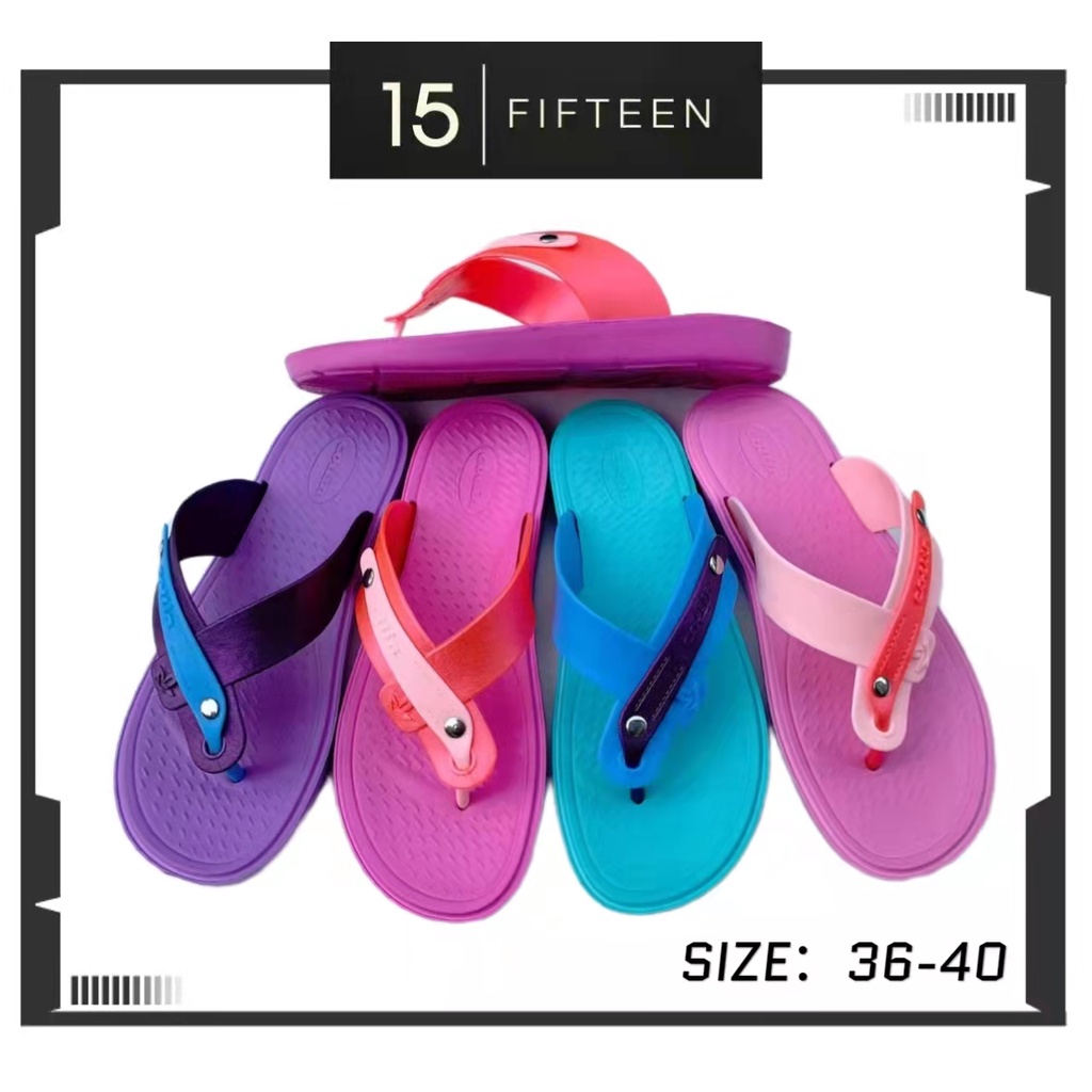 15 SHOP --- Sandal Jepit Wanita Sendal Cewek Selop Slip Sandal Outdoor