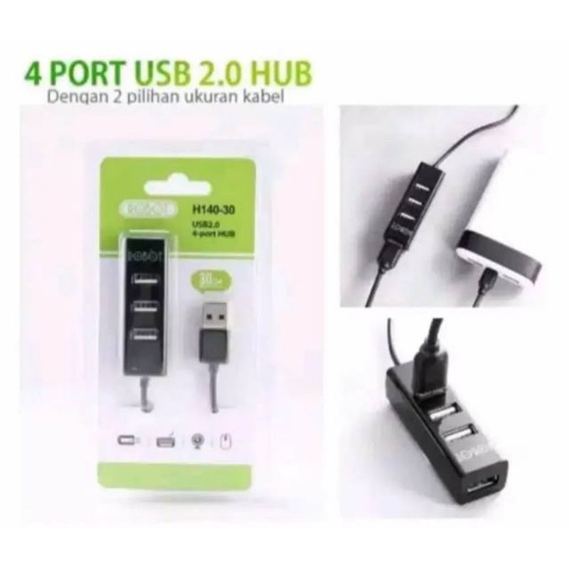 USB ROBOT H140-80 USB HUB USB 2.0 4PORT