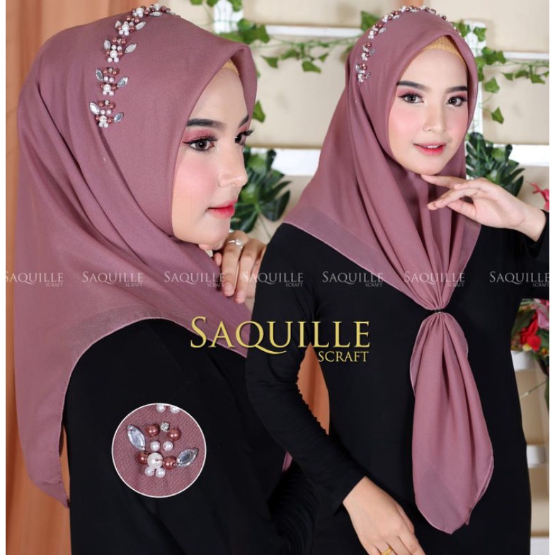 segiempat Payet Bella Squere /Segiempat Bando /Kerudung wanita/Jilbab Segiempat/Hijab/COD