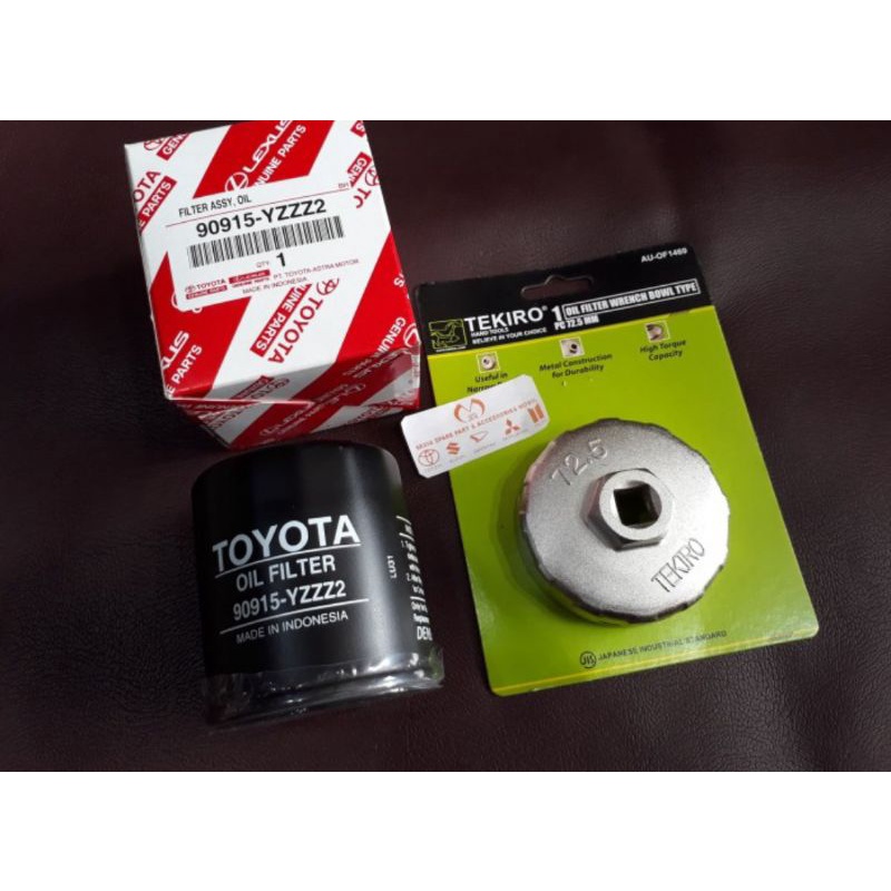 KUNCI FILTER OLI INNOVA BENSIN + FILTER OLI INNOVA BENSIN ASLI