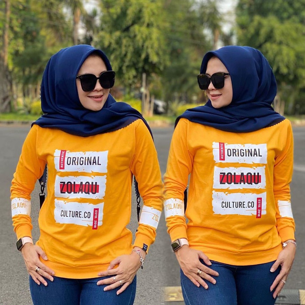 INDOBEST SWEATER CULTURE / BLOUSE WANITA LENGAN PANJANG ATASAN