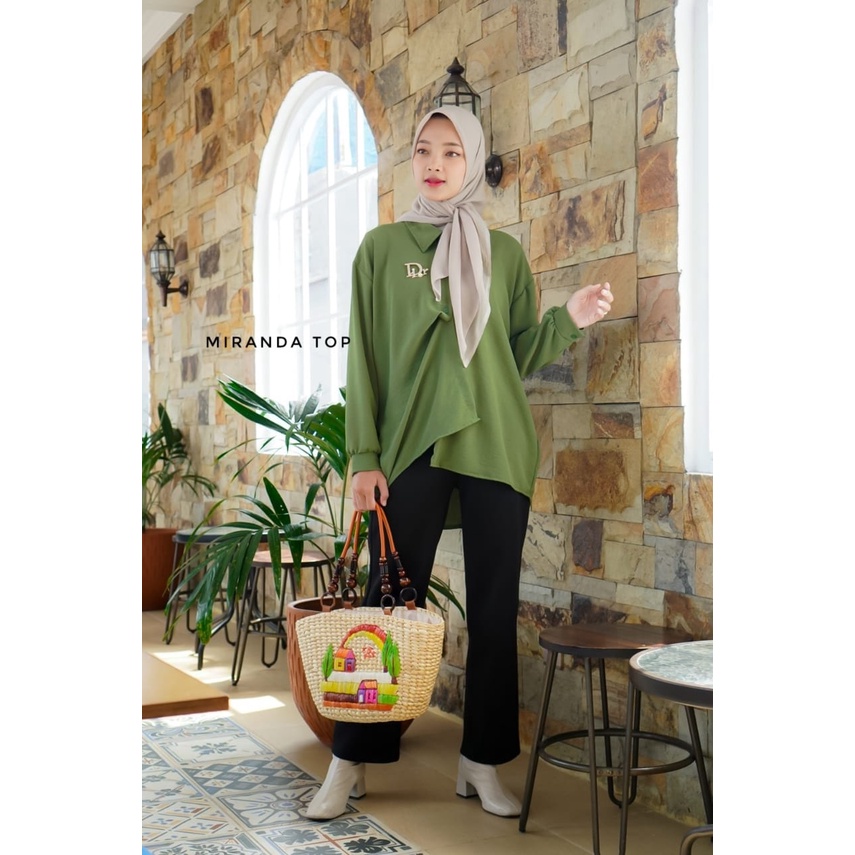 {NEW PRODUCT} KEMEJA POLOS || YAYUKU HIJAB || MIRANDA TOP KEMEJA