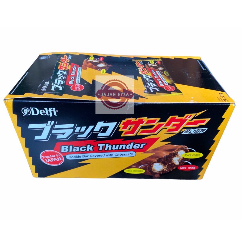 

delfi black thunder yuraku box / coklat black thunder / delfi yuraku / coklat delfi kiloan