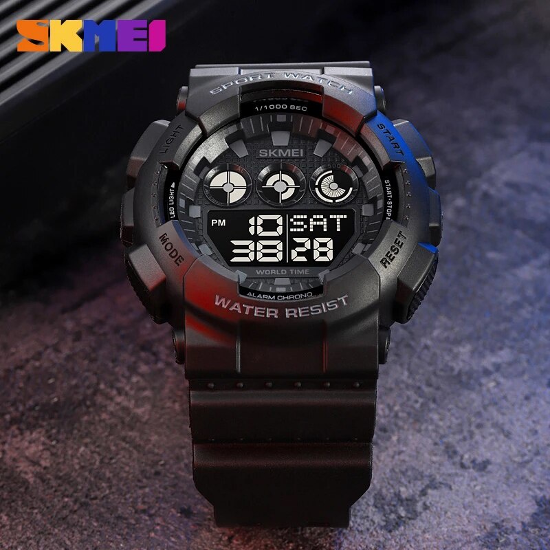 SKMEI 1857 Jam Tangan Pria Wanita Digital Anti Air Sport Watch WATCHKITE WKOS