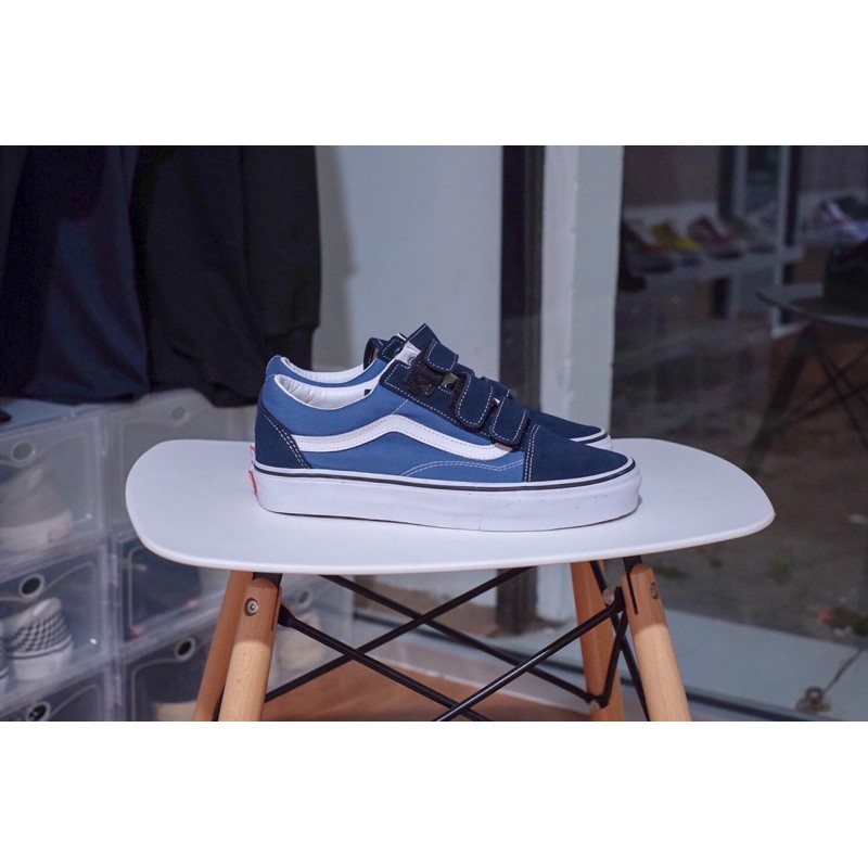 vans Oldskool velcro blue/navy classic