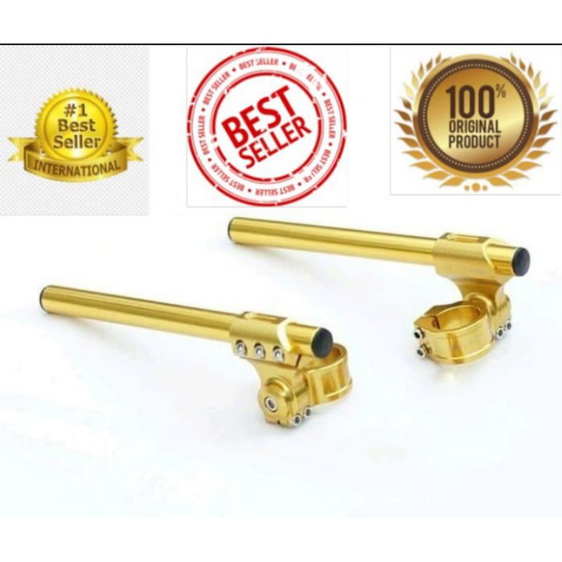 Gratis ongkir total. Stang jepit vixion, satria f stang jepit dkt model nui  nui racing ktc wr3 bpro