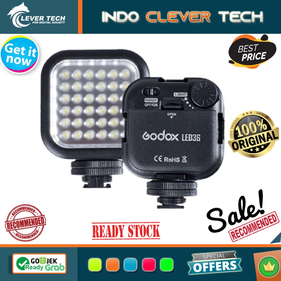 Godox LED36 Video Light 36 LED Lights Lightweight