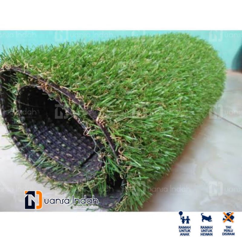 RUMPUT SINTETIS JEPANG UKURAN 50x50 CM