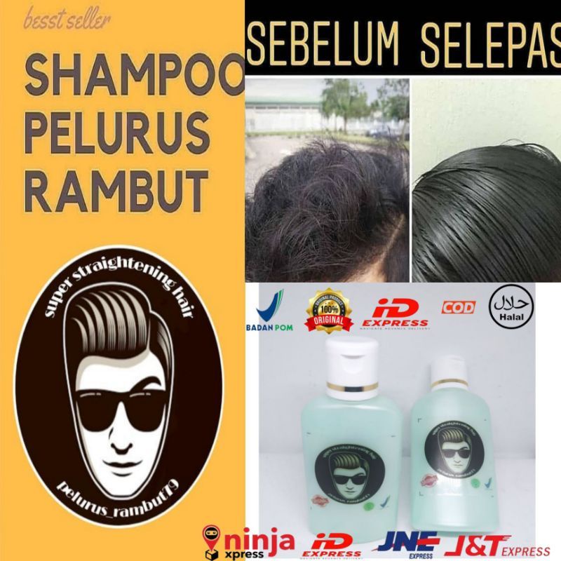 Shampo Pelurus rambut permanen tanpa catok Hair straightening