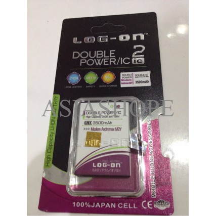 Batre Modem Andromax Mifi M2Y Smartfren 4G Baterai Log-On Double Pow S