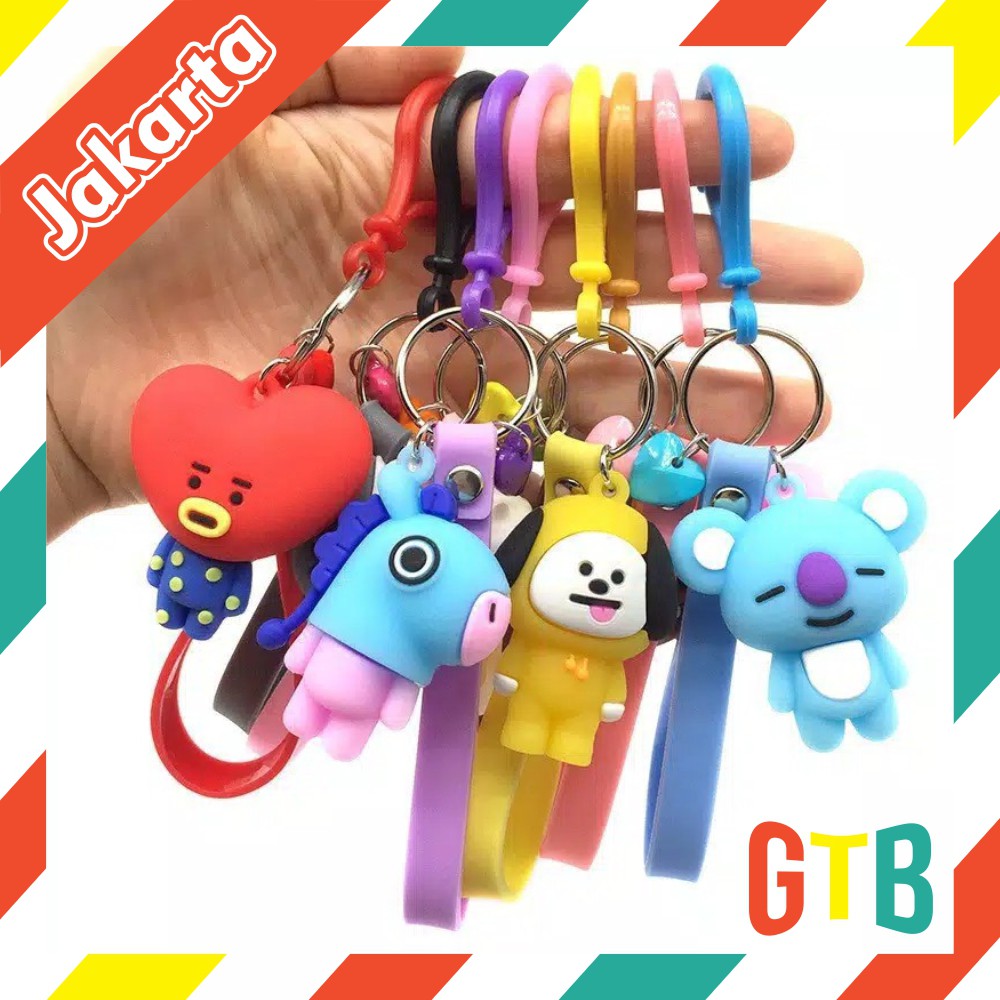 ❤️GTB❤️A027 Gantungan Kunci Boneka KPOP BTS Keychain Gantungankunci Hiasan Tas Lucu Import Murah COD