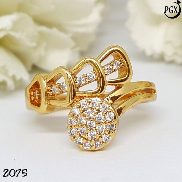 Dijual Cincin Berlian Pria Ukuran Jumbo - Perhiasan Xuping Lapis Emas - Z075 Murah