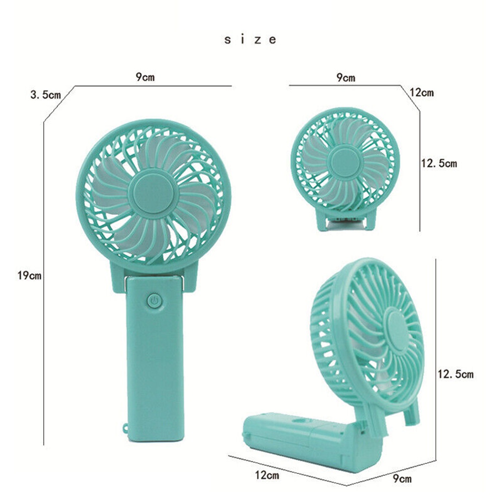 Kipas Angin Genggam Mini Portable Tanpa Baterai Untuk outdoor / Travel / Kantor / Asrama Mini fan
