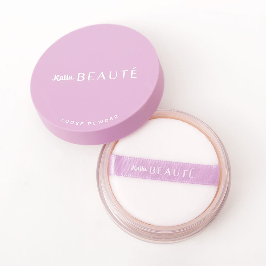 KAILA BEAUTE Glow Come True Loose Powder Bedak Tabur Mengunci Riasan Natural Sheer