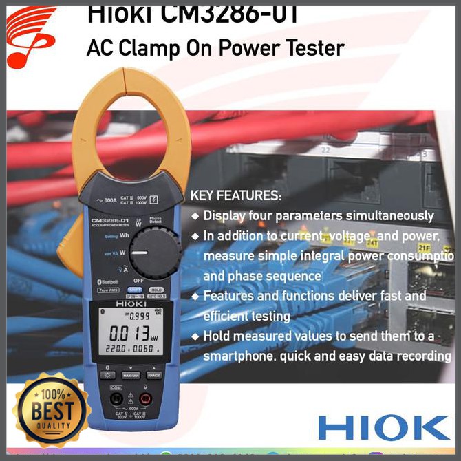 alat Hioki CM3286-01 AC Clamp On Power Tester - 3286-20 replacement