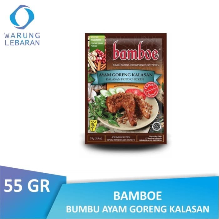 

vd2011c Pack Bamboe Bumbu Ayam Goreng Kalasan 55 Gr Fsfs201