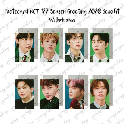 [READY / SET] 127 2020 SEASON GREETING WITHDRAMA BENEFIT NSEO PHOTOCARD  FAN MADE UNOFFICIAL SG YANG